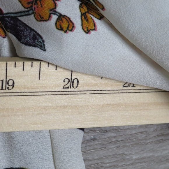 Cure* Women's Smock Top Turtle Neck Keyhole Back Long Sleeve Curved Hem~ Size XL - Picture 6 of 8